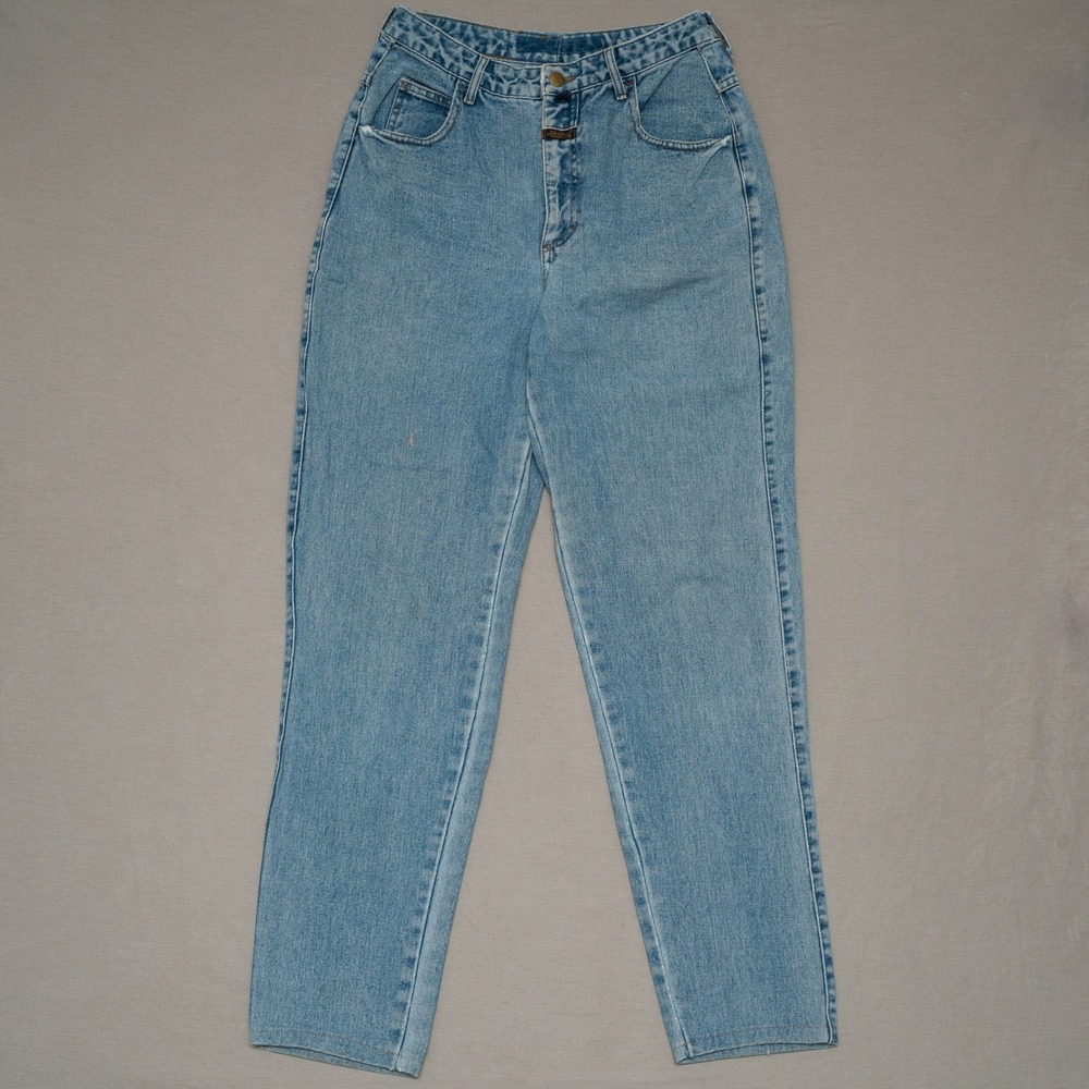 Vintage MF+G Marithe Francios Girbaud Womens Denim Light Wash Jeans 28x30